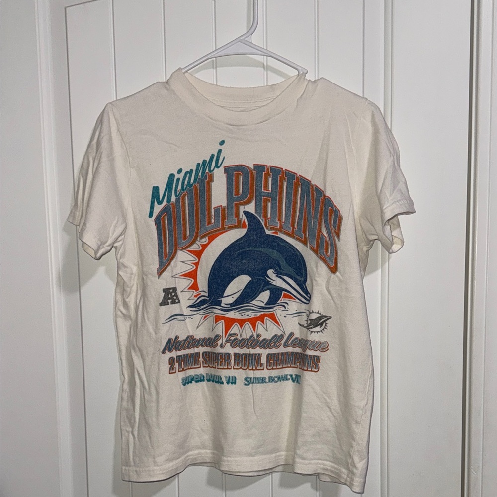 Vintage Style NFL Miami Dolphins Shirt from Hollister Kids